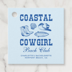 Coastal Cowgirl Bachelorette Weekend Favour Tags