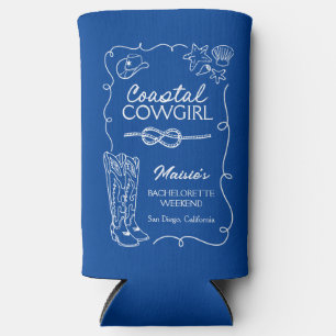 Coastal Cowgirl Bachelorette Weekend Koozie