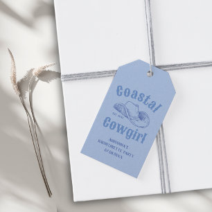 Coastal Cowgirl Beach Bachelorette Party Gift Tags