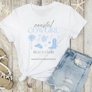 Coastal Cowgirl Beach Club Bachelorette Favours T-Shirt