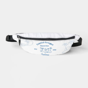 Coastal cowgirl Blue Ocean Bachelorette weekend Bum Bags