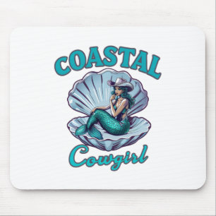 coastal cowgirl mouse mat