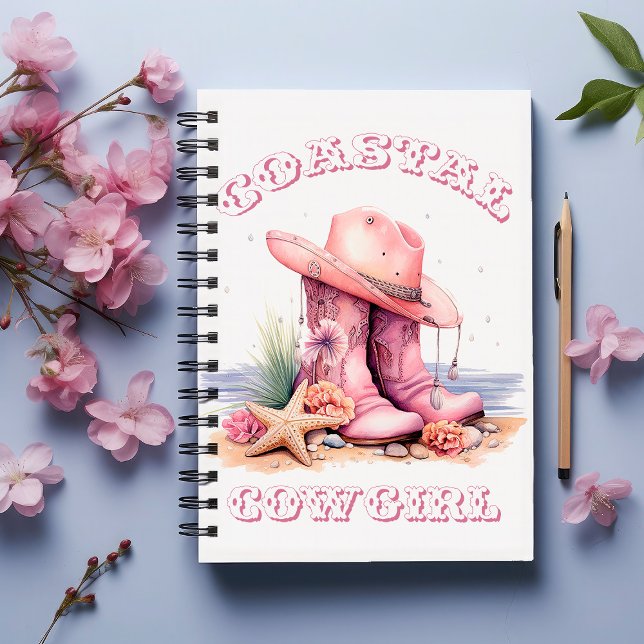 Coastal Cowgirl Spiral Notebook (Creator Uploaded)