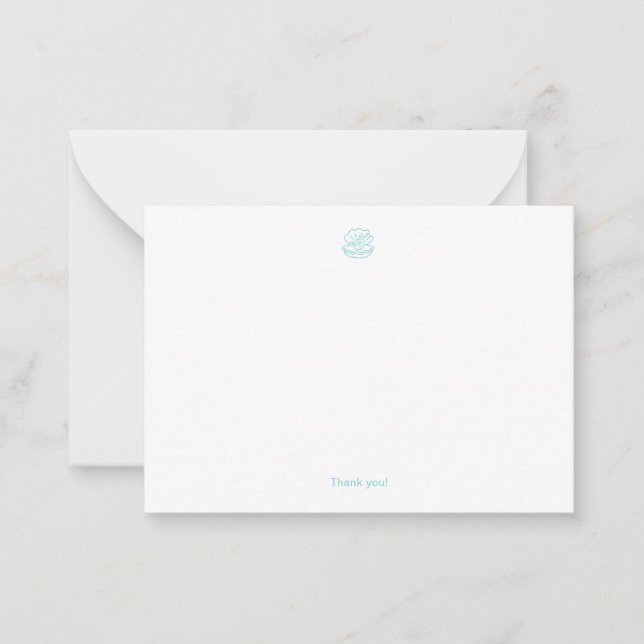 Coastal Cowgirl Thank You Cards (Front)
