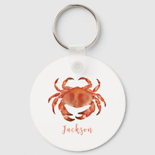 Coastal Crab Key Ring