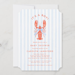 Coastal Cutie Baby Shower Invitation