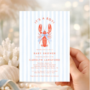Coastal Cutie Baby Shower Invitation
