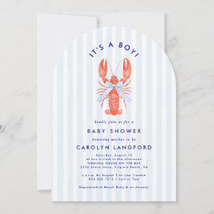 Coastal Cutie Baby Shower Invitation