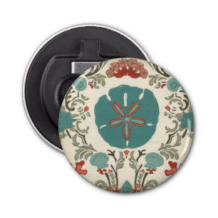 Coastal Damask I Bottle Opener