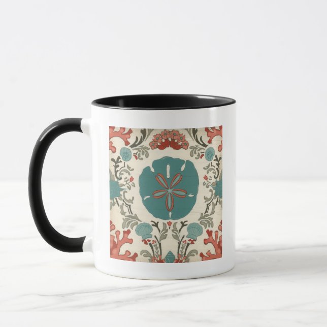 Coastal Damask I Mug (Left)