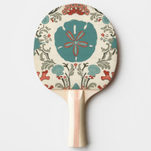 Coastal Damask I Ping Pong Paddle