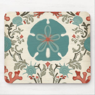 Coastal Damask II Mouse Mat
