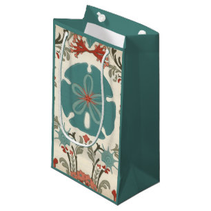 Coastal Damask II Small Gift Bag