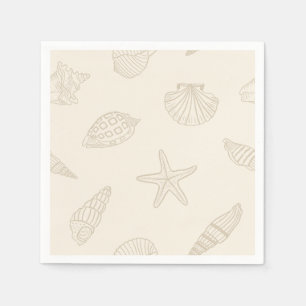 Coastal Dine Sandy Taupe Napkin