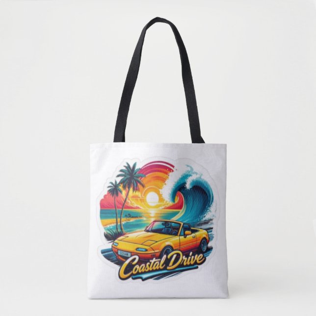 Coastal Drive Tote Bag (Front)