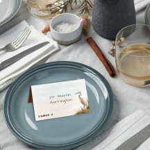 Coastal Egret Name Template Seating
