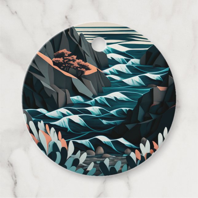 Coastal Energy Favour Tags (Front)