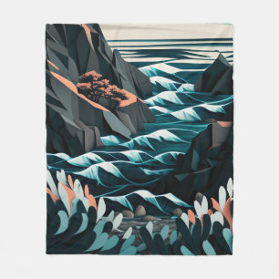 Coastal Energy Fleece Blanket