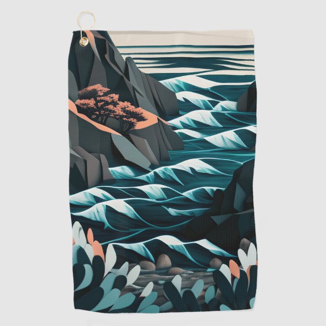 Coastal Energy Golf Towel (Front)