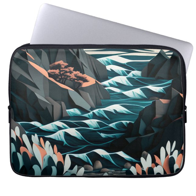 Coastal Energy Laptop Sleeve (Front)