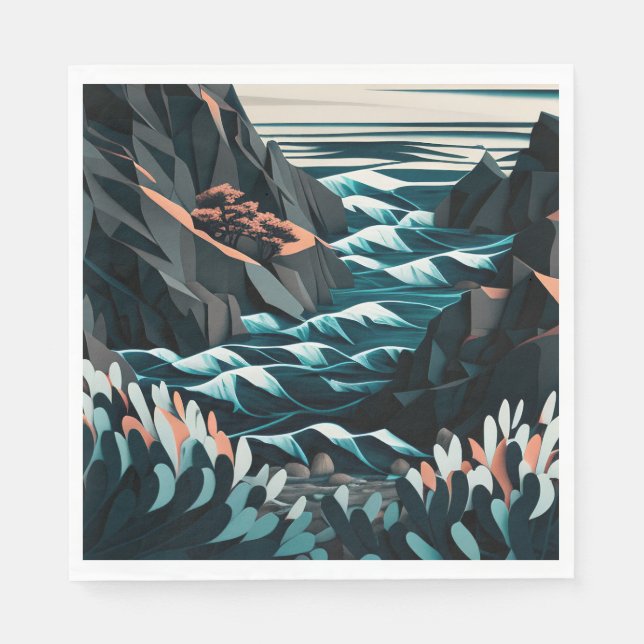 Coastal Energy Napkin (Front)