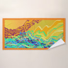 Coastal Frequencies 2a Art Towel