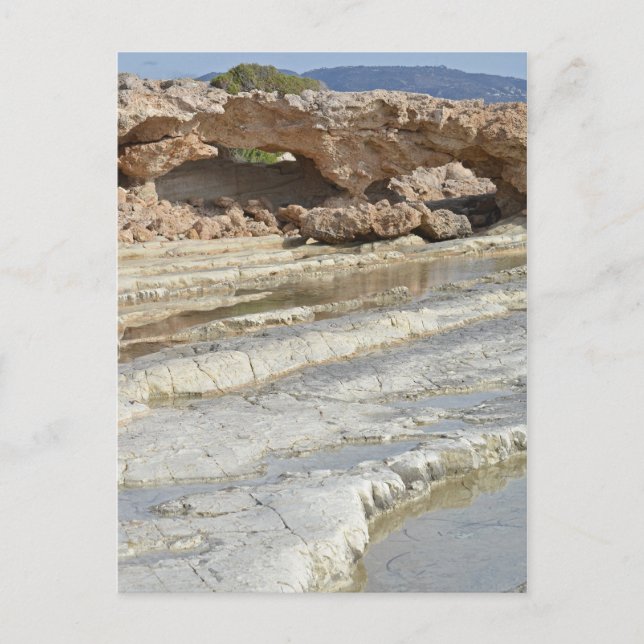 Coastal Geology Rock and Cave Postcard (Front)