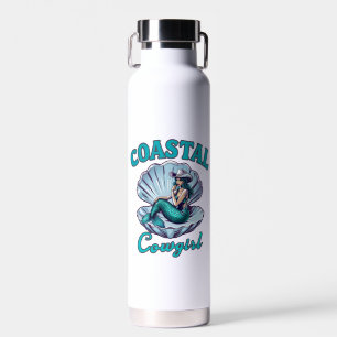 coastal girl water bottle