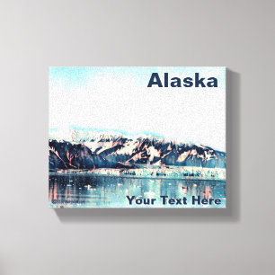 Coastal Glacier Canvas Print