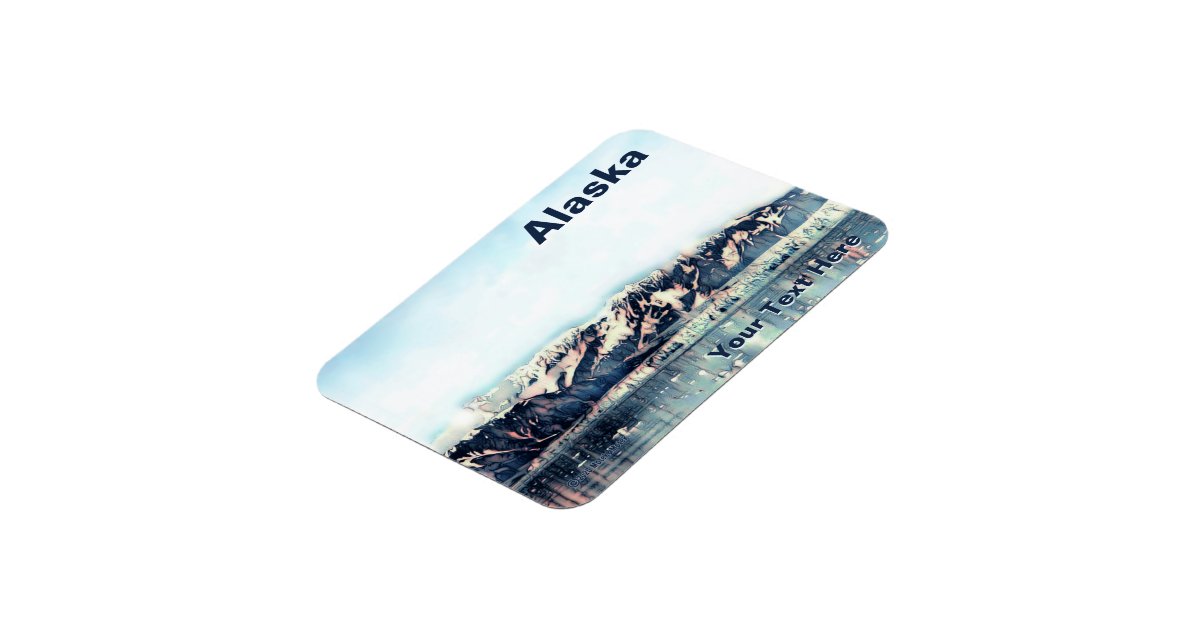 Coastal Glacier Magnet | Zazzle