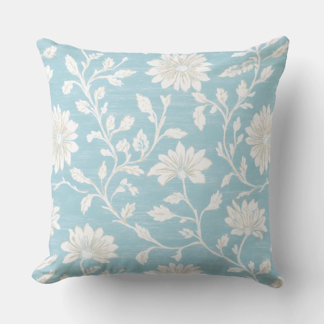 Coastal Granddaughter Throw Pillow (Front)