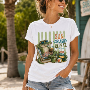 Coastal grandma gator pool day summer T-Shirt