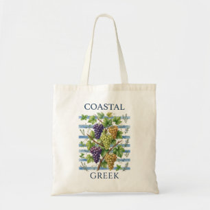 Coastal Greek Vineyards – A Mediterranean Breeze Tote Bag