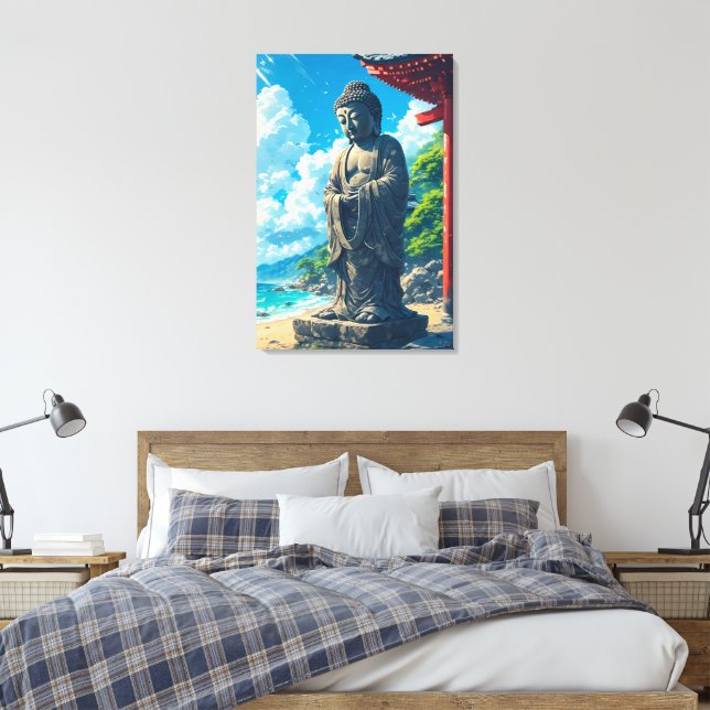 Coastal Guardian Canvas Print (Insitu(Bedroom))