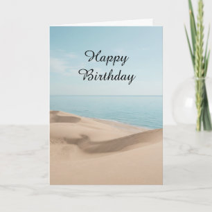 Coastal Happy Birthday Card