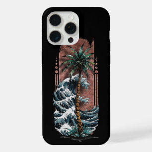 Coastal Harmony: Palm Tree by the Sea iPhone 15 Pro Max Case