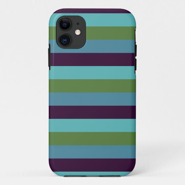 Coastal harmony stripes Case-Mate iPhone case (Back)