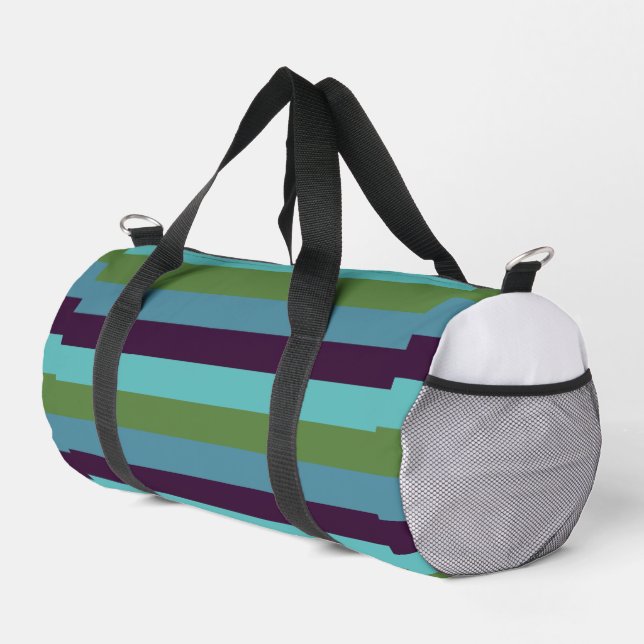 Coastal harmony stripes duffle bag (Right Corner)