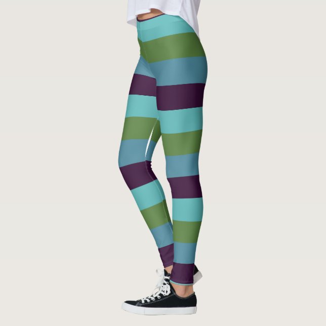 Coastal harmony stripes leggings (Left)
