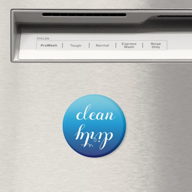 Coastal Home Bright Ocean Blue Dishwasher Magnet (In Situ (Dishwasher))