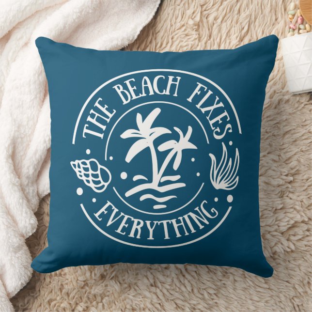 Coastal Home Decor Cushion (Blanket)