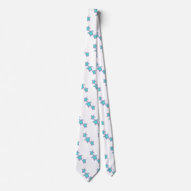 Coastal Honu Hawaiian Turtles Tie (Front)
