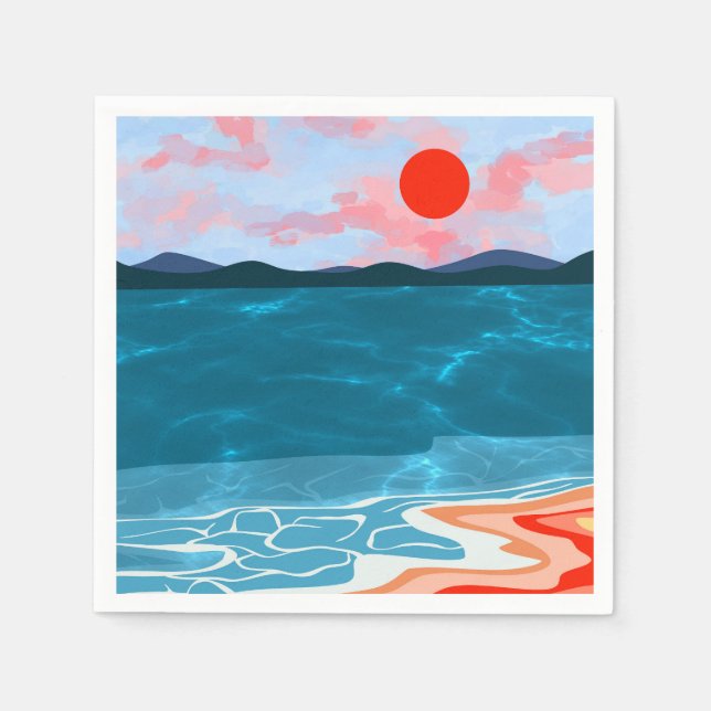 Coastal Hues Napkin (Front)