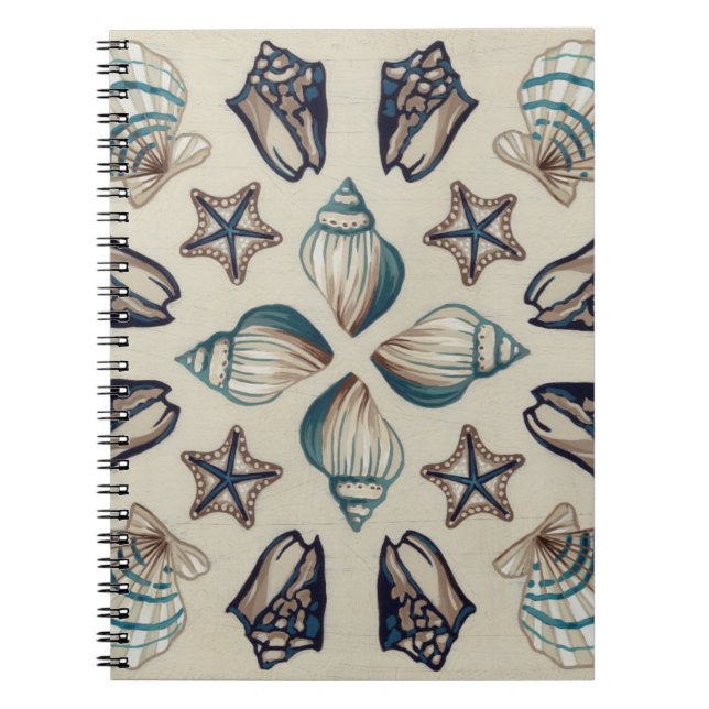 Coastal Kaleidoscope I Notebook (Front)
