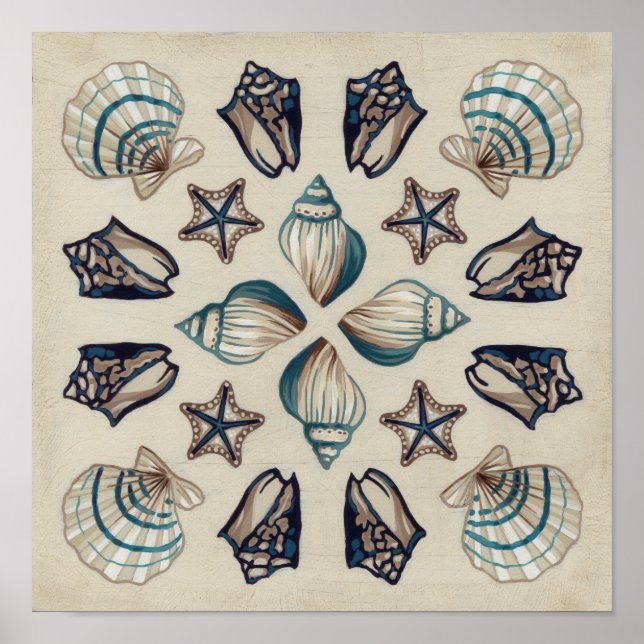 Coastal Kaleidoscope I Poster (Front)