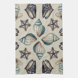 Coastal Kaleidoscope I Tea Towel