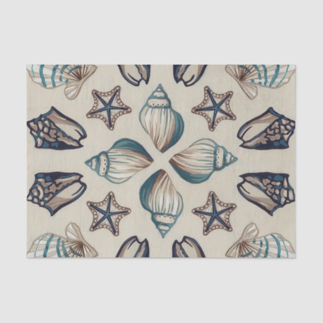 Coastal Kaleidoscope I Tissue Paper (Front)