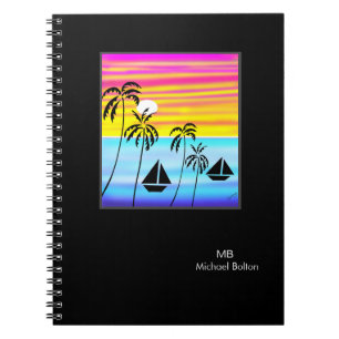 Coastal Kenya, Tropical Sunset Sailing Notebook