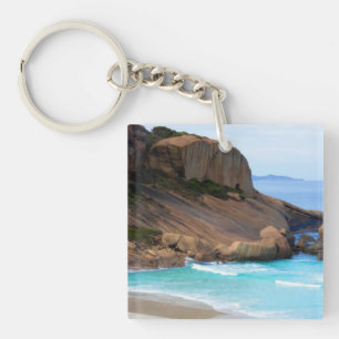Coastal Landscape Key Ring