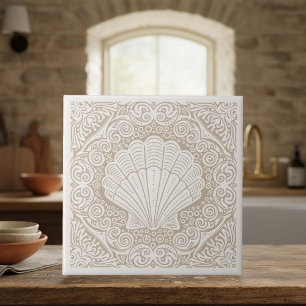 Coastal Life Series Anchor Blue D1208 Tile